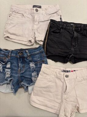 4 Pairs Girls Shorts